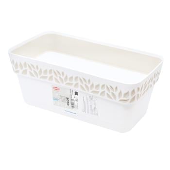 Stefanplast Opera Cloe Rectangular White Travertine Pot - buy, prices for MegaMarket - photo 2