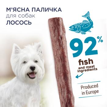 Ласощі для собак Club 4 Paws Premium з лососем паличка для чутливого травлення 12г - купити, ціни на MasterZoo - фото 2