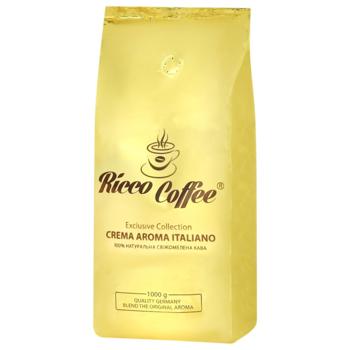 Ricco Coffee Crema Aroma Italiano Coffee Beans 1kg