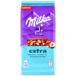 Milka Extra Milk Chocolate with Almonds, Hazelnuts and Pieces of Coconut Cookies 130g