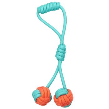 MasterZoo Rope with Balls and Handle Dog Toy 38cm - buy, prices for MasterZoo - photo 1