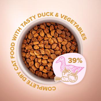 Club 4 Paws Premium Selection Dry Food with Duck and Vegetables for Adult Cats 1.5kg - buy, prices for - photo 2