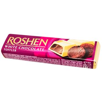 Батончик Roshen Toffler в білому шоколаді 41г - купити, ціни на Торба - фото 2