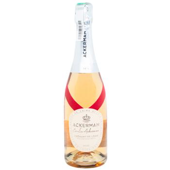 Вино ігристе Ackerman Cremant de Loire Brut Rose рожеве брют 12% 0,75л - купити, ціни на WINETIME - фото 1