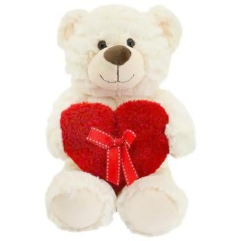 One Two Fun Teddy Bear with Heart and Bow 25cm in assortment - buy, prices for Auchan - photo 2