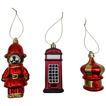 Actuel Crown/Bear/Booth Pendant 7.5-12cm in assortment