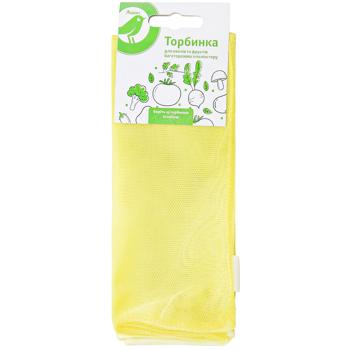 Auchan Bag for Vegetables and Fruits Reusable Made of Polyester 30*37cm - buy, prices for Auchan - photo 1