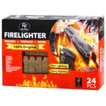 Розпалювач Fire Family для каміну та печі 24шт
