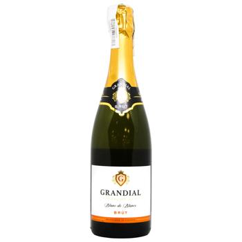Grandial Blanc de Blancs Brut White Dry Sparkling Wine 11% 0.75l