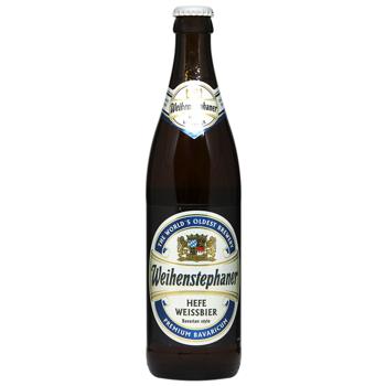 Weihenstephaner Hefe Weissbier Wheat Light Beer 5.4% 0.5l - buy, prices for NOVUS - photo 1