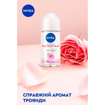 Антиперспирант шариковый Nivea Свежое прикосновение розы 50мл - купить, цены на Auchan - фото 3