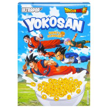 Сніданок сухий Ultra Pop Yokosan Dragon Ball Мед 350г - купити, ціни на КОСМОС - фото 3