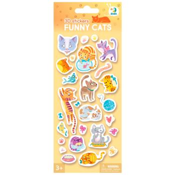 Dodo Funny Cats 3D Stickers