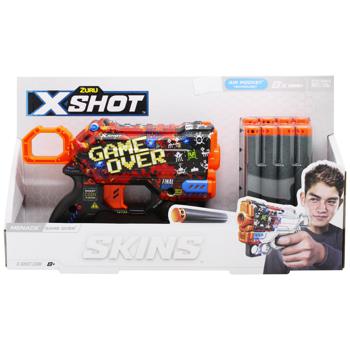 Zuru X-Shot Skins Menace Game Over Rapid Fire Blaster Toy 8 rounds - buy, prices for COSMOS - photo 1