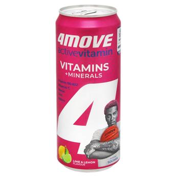 4Move Active Lime-Lemon Non-Carbonated Drink with Vitamins 0.33l - buy, prices for NOVUS - photo 1
