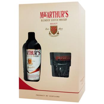 Віскі MacArthur's 40% 0,7л + склянка - купити, ціни на - фото 1