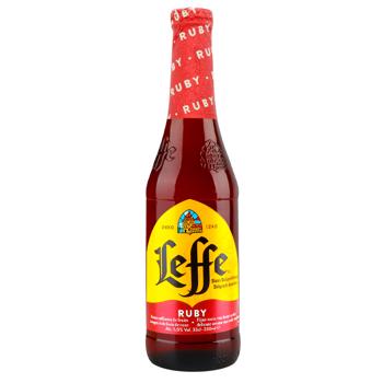 Пиво Leffe Ruby світле 5% 0,33л - купити, ціни на Grono - фото 1