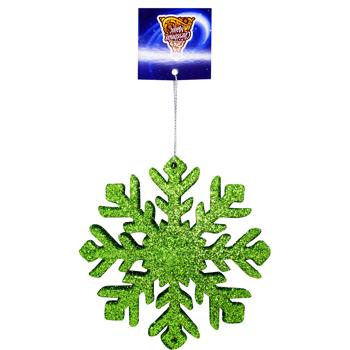 Glitter Velvet Plastic Christmas Tree Pendant in assortment - buy, prices for METRO - photo 3