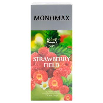 Чай зелений Monomax Strawberry Field 1,5г*25шт - купити, ціни на Торба - фото 2