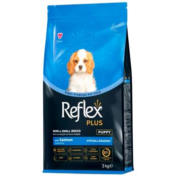 Корм сухой Reflex Plus Hypoallergenic Puppy с лососем для щенков малых и миниатюрных пород 3кг