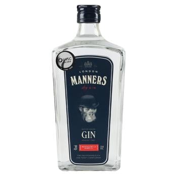 Manners London Dry Gin 40% 0.7l - buy, prices for NOVUS - photo 1