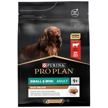 Корм сухой Purina Pro Plan Duo Delice с говядиной для взрослых собак малых пород 2,5кг - купить, цены на MasterZoo - фото 3