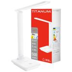 Лампа настольная Titanum LED 10W 3000-6500K белая черная