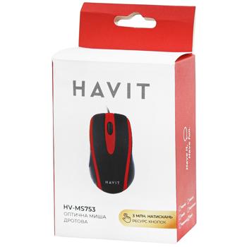 Миша Havit дротова HV-MS753 USB Black/Gray