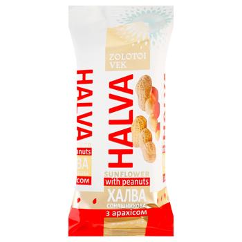 Zolotoi Vek Sunflower Halva with Peanuts 270g - buy, prices for MegaMarket - photo 1