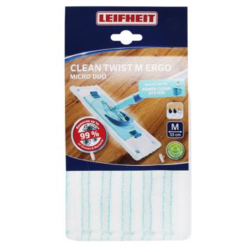 Ганчірка для швабри Leifheit Clean Twist M Ergo Micro Duo 33см - купити, ціни на NOVUS - фото 1