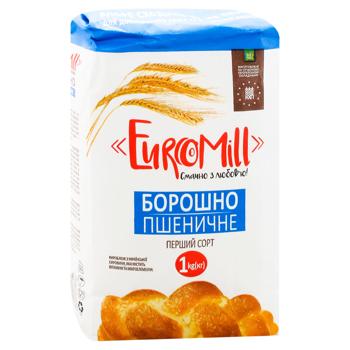 Борошно EuroMill пшеничне перший сорт 1кг - купити, ціни на - фото 3