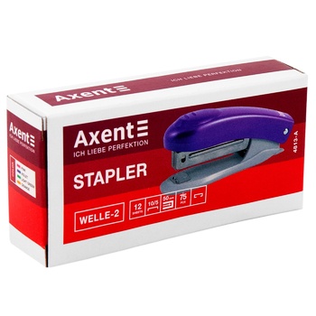 Axent Welle Stapler 12 sheets 10/15 plastic - buy, prices for ULTRAMARKET - photo 2