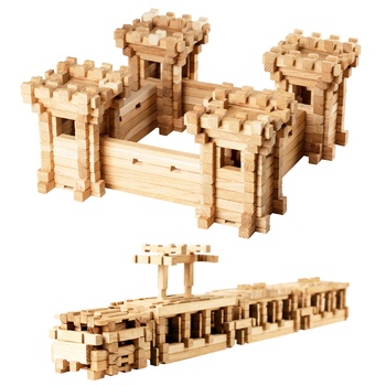 Igroteco Fortification Wooden Construction Set  282elements - buy, prices for Vostorg - photo 4