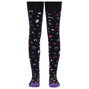 Conte Kids Sof-Tiki Black Cotton Children's Tights 128-134s - buy, prices for Tavria V - photo 2