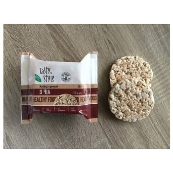 Tasty Style Buckwheat Crispbread with Chia 30g - buy, prices for Auchan - photo 4