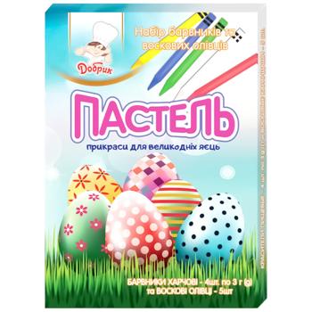 Dobryk Pastel Dyes Set with Wax Crayons for Easter Eggs 12g - buy, prices for COSMOS - photo 3