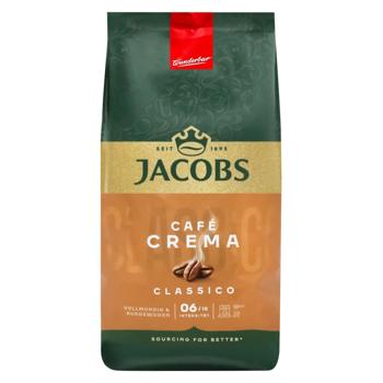 Кофе в зернах Jacobs Café Crema Classico 500г - купить, цены на Чудо Маркет - фото 1