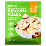 Каша вівсяна Novus з яблуком та корицею 40г