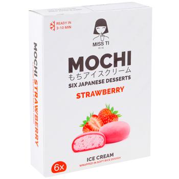 Miss Ti Mochi Strawberry Ice Cream-sorbet in Rice Dough 210g - buy, prices for Supermarket "Kharkiv" - photo 2