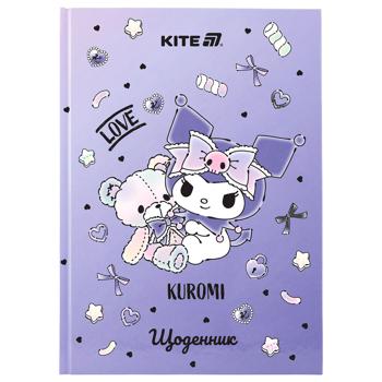Щоденник Kite Kuromi шкільний тверда обкладинка