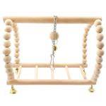 Іграшка для птахів Master Zoo дерев`яний місток з арками 18x11x7 см