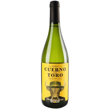 Вино Cuerno del Toro Vino Blanco Semidulce біле напівсолодке 10,5% 0,75л - купити, ціни на Auchan - фото 1