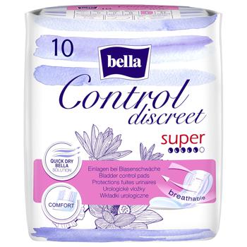 Прокладки урологические Bella Control Discreet super 10шт - купить, цены на Таврия В - фото 2