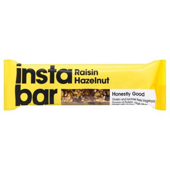 Instabar Raisin-Hazelnut Candy Bar 35g - buy, prices for METRO - photo 1