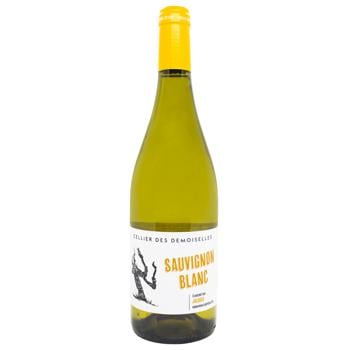 Cellier Des Demoiselles Sauvignon Blanc White Dry Wine 12% 0.75l - buy, prices for COSMOS - photo 1