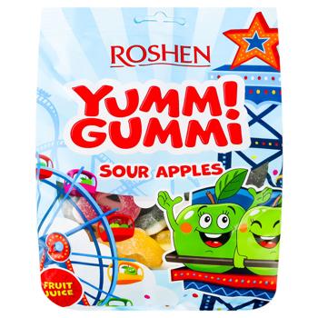 Roshen Yummi Gummi Sour Apples Jelly Candies 165g