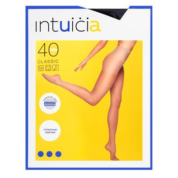 Колготки Intuicia Classic жіночі чорні 40ден 5-6р - купити, ціни на Чудо Маркет - фото 1