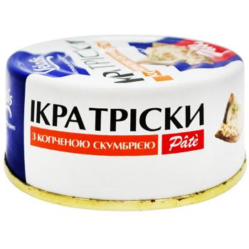 Икра трески Pate с копченой скумбрией Veladis 100г - купить, цены на Чудо Маркет - фото 1