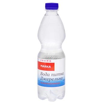 Вода мінеральна Marka Promo Джерельна сильногазована 0,5л - купити, ціни на NOVUS - фото 1