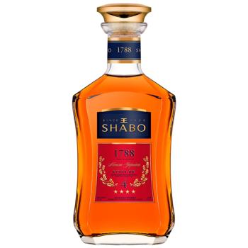 Бренді Shabo 1788 4 роки 40% 0,5л - купити, ціни на КОСМОС - фото 1